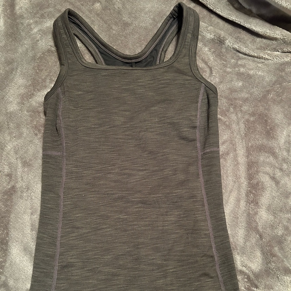 Prana Becksa tank top, gray, XS. Used twice.